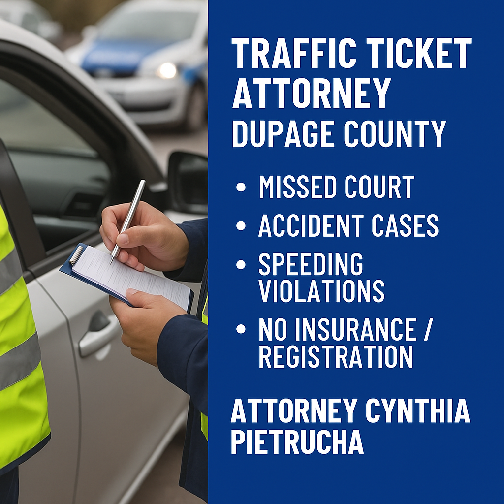 DuPage County Traffic Ticket Attorney — Former Prosecutor Fighting for You